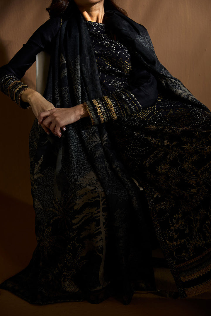 Design 1A Winter Shawl 2025 Unstitched