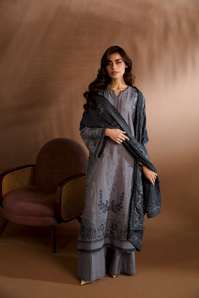 Sobia Nazir Design 5B Winter Shawl 2025 Unstitched, view 1