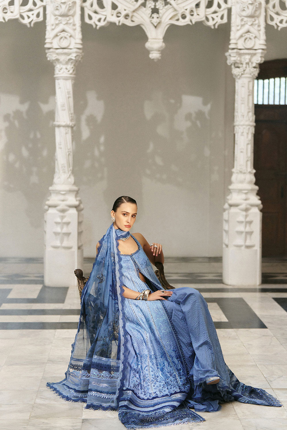 Design 6B Luxury Lawn Eid Edition 2026 Unstitched