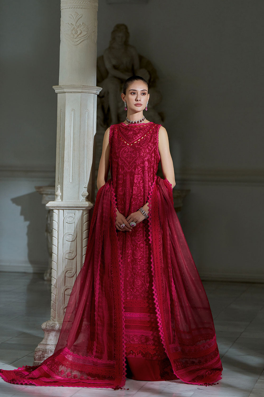 Design 9B Luxury Lawn Eid Edition 2026 Unstitched