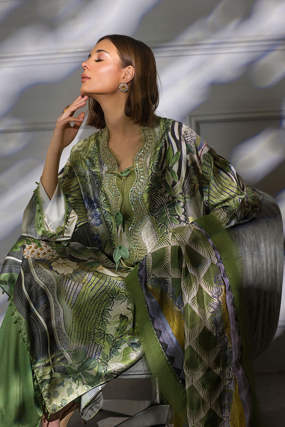 Design 10 Silk Unstitched Collection 2023 (Vol. 2)