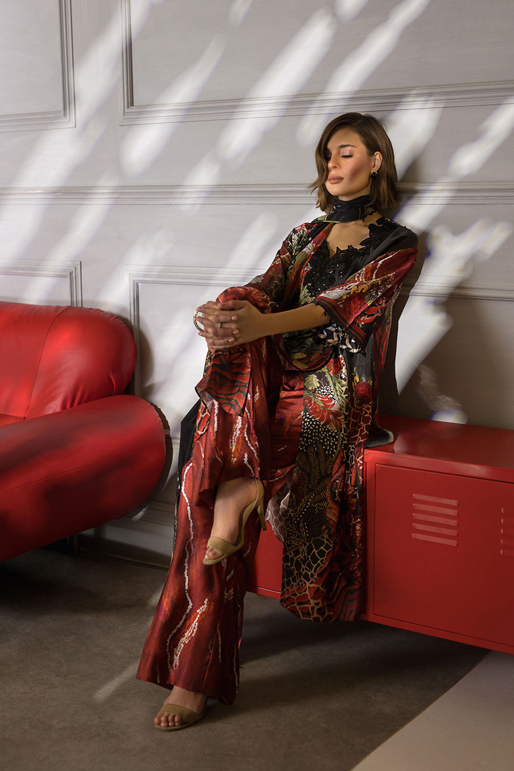 Design 03 Silk Unstitched Collection 2023 (Vol. 2)