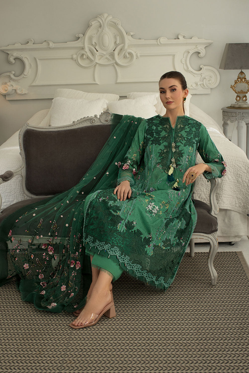 Design 15B Luxury Lawn 2024 Unstitched