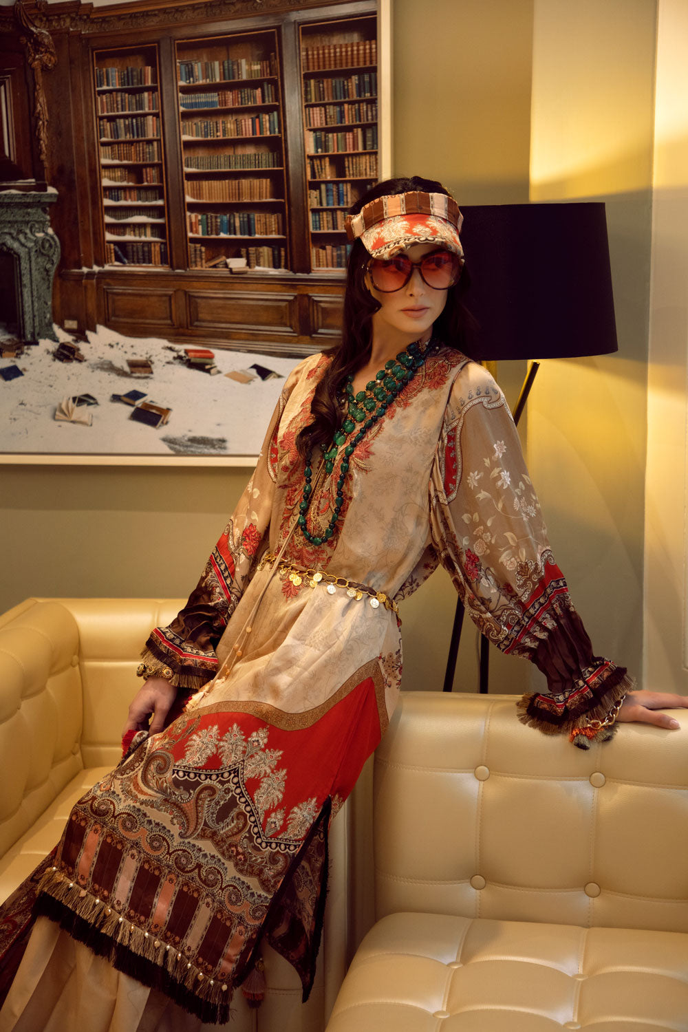 Design 02 Silk Unstitched Collection 2022